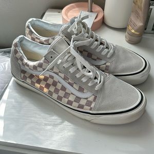 Men’s vans slightly worn.